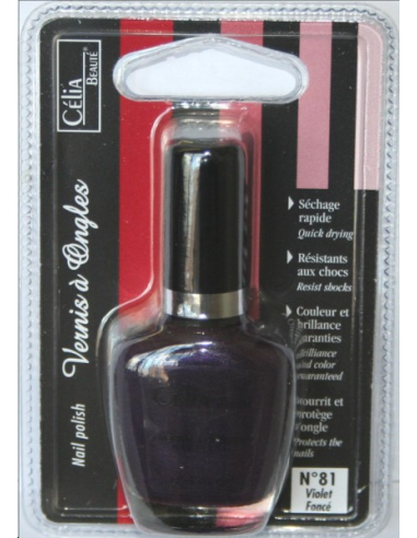 VERNIS A ONGLES VIOLET FONCE 