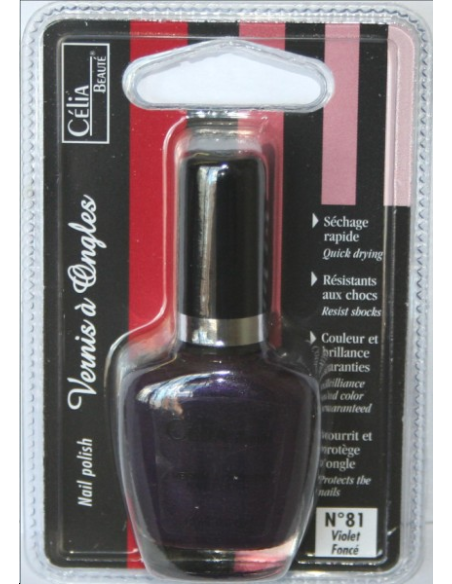 VERNIS A ONGLES VIOLET FONCE 