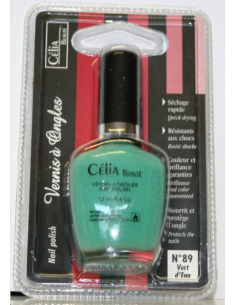 VERNIS A ONGLES VERT D'EAU