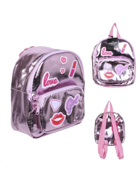 SAC A DOS METALLISE "LOVE"