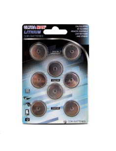 PILES BOUTON LITHIUM  X 8 pcs