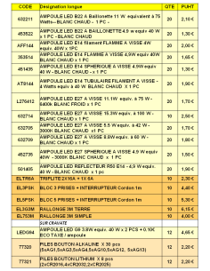 BOX AMPOULES LED + ELECTRICITE 2
