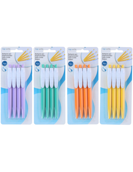 Stylos   Billes Pastels -encre bleu