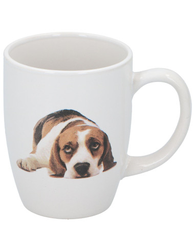 MUG CERAMIQUE  "CHIENS-CHATS" 30 CL