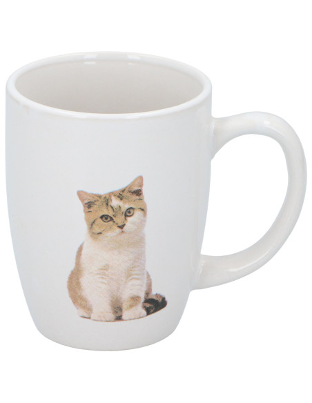 MUG CERAMIQUE  "CHIENS-CHATS" 30 CL
