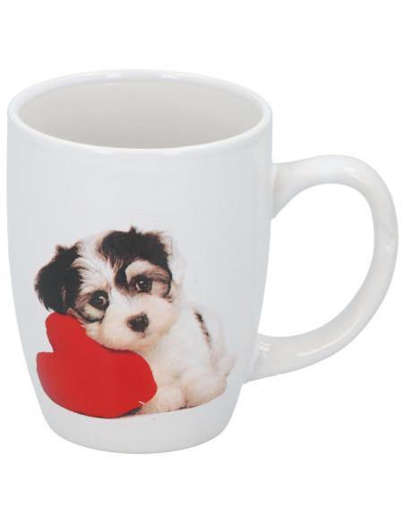 MUG CERAMIQUE  "CHIENS-CHATS" 30 CL