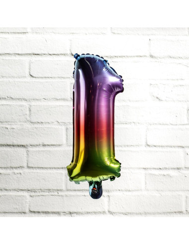 BALLON ALUMINIUM CHIFFRE 35CM