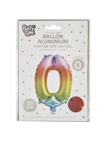 BALLON ALUMINIUM CHIFFRE 35CM