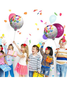BALLON ANNIVERSAIRE ALU 45 cm X 2 2