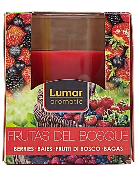 BOUGIES PARFUMEES FRUITS ROUGE