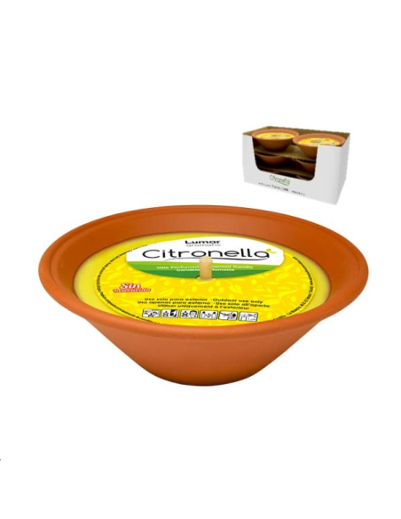 BOUGIE TERRACOTTA CITRONNELLE