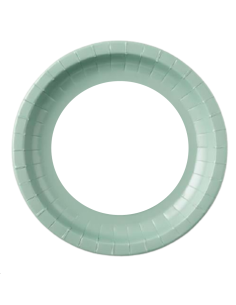 ASSIETTES EN CARTON A BORD AQUA