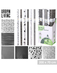 PAPIER CADEAU BLACK AND WHITE