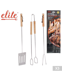 USTENSILES DE BARBECUE 3 PCS