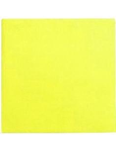 SERVIETTES EN PAPIER JAUNE