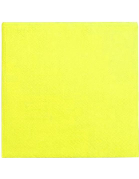 SERVIETTES EN PAPIER JAUNE