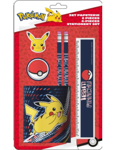 Set de papeterie POKEMON 6 pièces