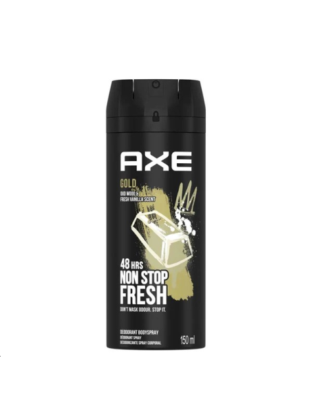 DEODORANT AXE GOLD TEMPTATION150ML 