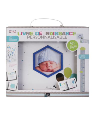 LIVRE DE NAISSANCE PERSONNALISABLE