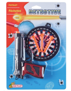 PISTOLET FLECHETTES + CIBLE