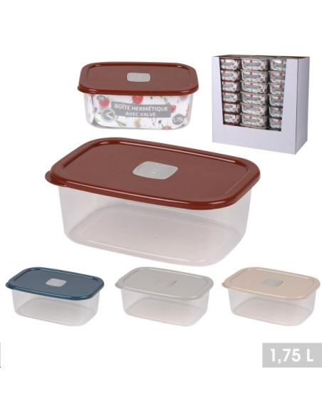 BOITE HERMETIQUE CARRE 1.75 L
