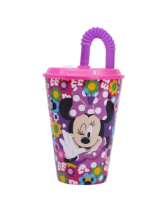 GOBELET PAILLE MINNIE 430ML