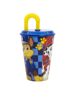 GOBELET PAILLE PAT PATROUILLE 430ML