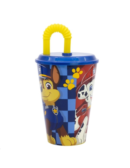 GOBELET PAILLE PAT PATROUILLE 430ML