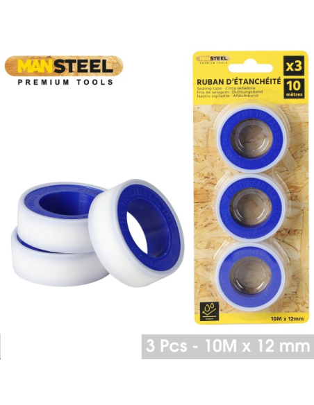 RUBAN D'ETANCHEITE  3 PCS x10 M
