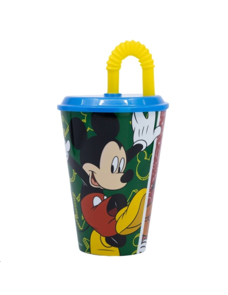 GOBELET PAILLE MICKEY 430ML