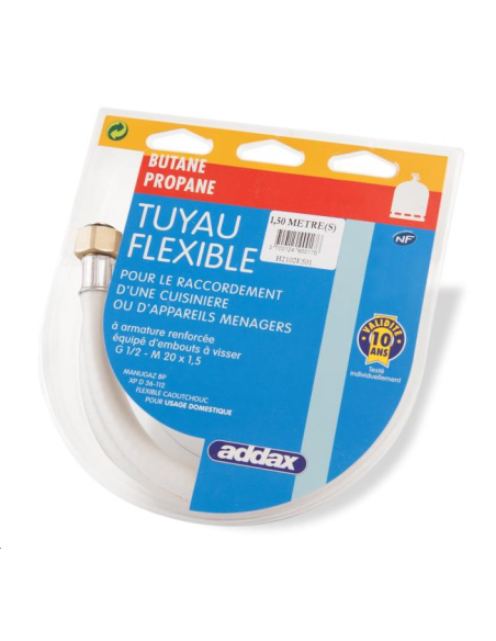 TUYAU BUTANE PROPANE 1M50 A VISSER