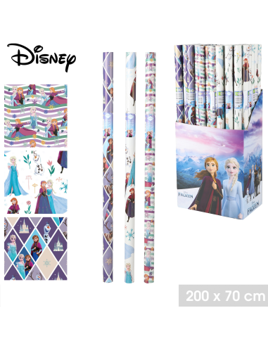 PAPIER CADEAU REINE DES NEIGES