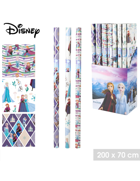 PAPIER CADEAU REINE DES NEIGES