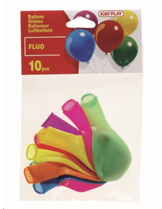 BALLONS FLUOS 10PCS