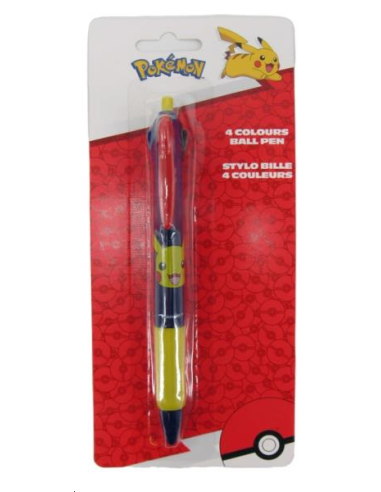 Stylo 4 couleurs POKEMON 
