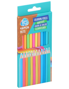 CRAYONS DE COULEUR PASTEL 12 PCS