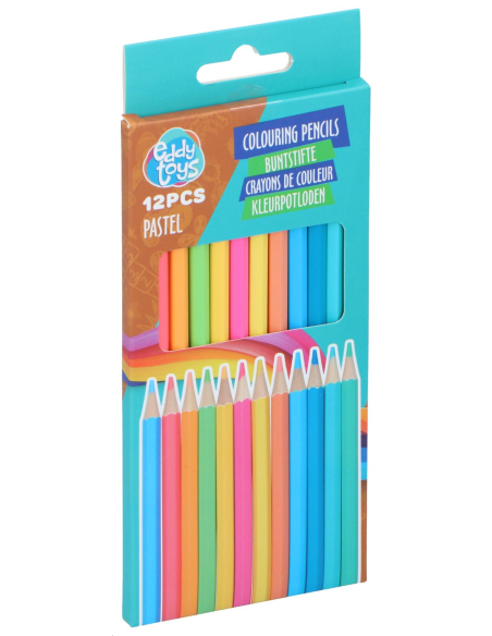 CRAYONS DE COULEUR PASTEL 12 PCS