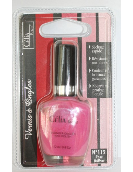VERNIS A ONGLE CELIA ROSE BRILLANT 