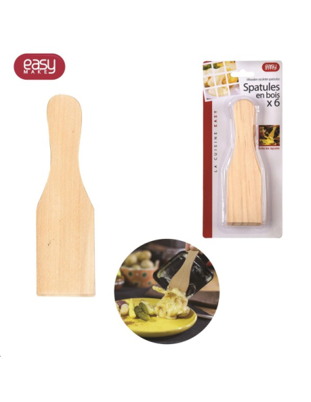 SPATULES POUR RACLETTE X6