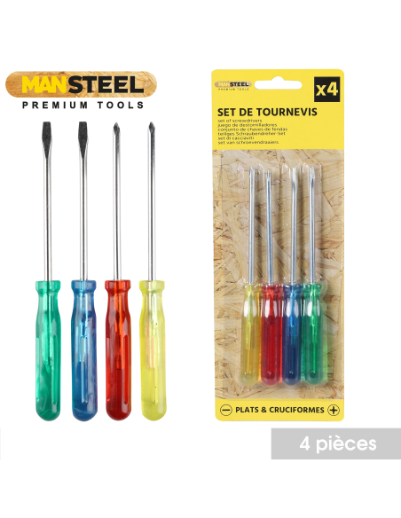 TOURNEVIS PLATS ET CRUCIFORMES