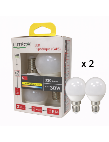 Ampoules LED Sphérique - E14 / 4,9W