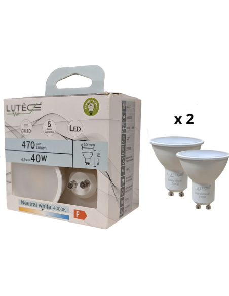 Ampoules LED Spot - GU10 / 4,9W / 4