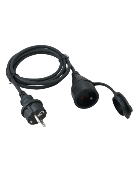 Rallonge 16A(2P+T) - 5m / 3G1.5mm² 