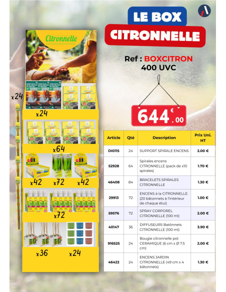 BOX CITRONNELLE