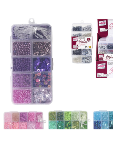 BOITE DE PERLES FANTAISIES