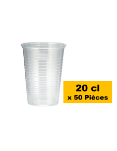 GOBELETS REUTILISABLES TRANSPARENT