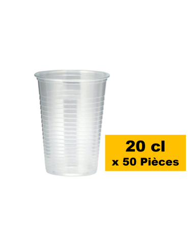 GOBELETS REUTILISABLES TRANSPARENT