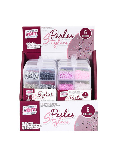 BOITE DE PERLES FANTAISIES