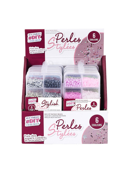 BOITE DE PERLES FANTAISIES