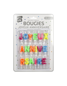 BOUGIES "JOYEUX ANNIVERSAIRE"